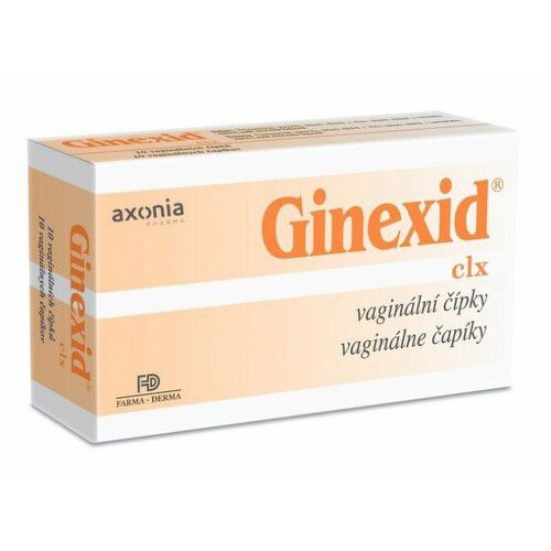 GINEXID vaginální čípky 10x2g