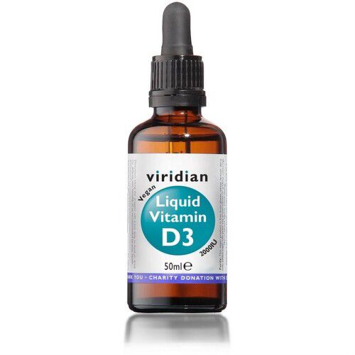 Viridian Liquid Vitamin D3 2000IU 50ml