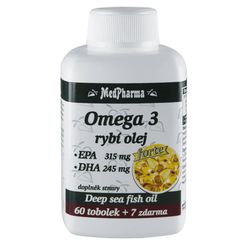 MedPharma Omega 3 rybí olej Forte tob.67