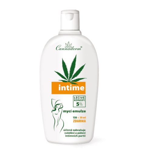 Cannaderm Intime NEW mycí emulze 150+50ml ZDARMA