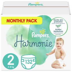 Pampers Harmonie 2 Plenky 4-8 kg 132 ks