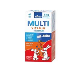 Vitar Kids Multi+kolostrum tbl.45