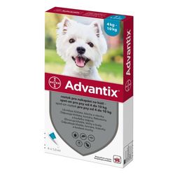 Advantix pro psy 4-10kg spot-on 4x1ml