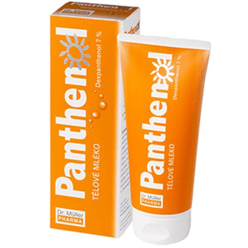 Panthenol tělové mléko 7% 200ml Dr.Müller