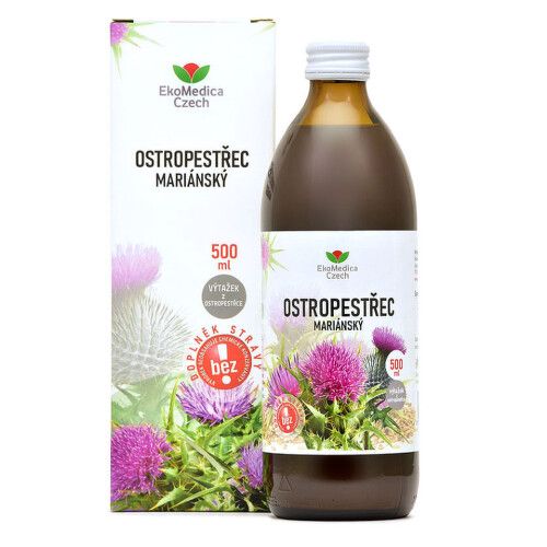 Ostropestřec Mariánský výtažek 500ml EkoMedica