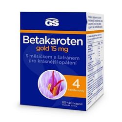 GS Betakaroten gold 15mg 80+40 kapslí