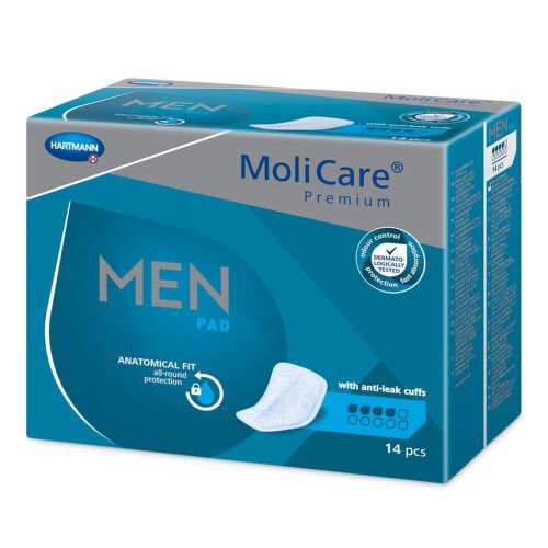 VLOŽKY ABSORPČNÍ MOLICARE MEN 4 KAPKY 546ML,14KS