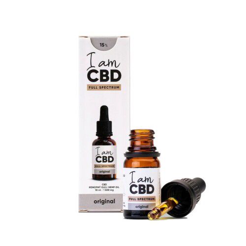 I am CBD Full Spectrum CBD konopný olej 15% 10ml