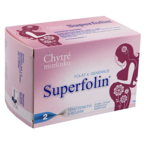 Chytré miminko superfolin 2 MAMA 30 tablet + 30 kapslí