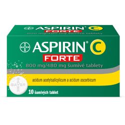 ASPIRIN C FORTE 800MG/480MG šumivá tableta 10