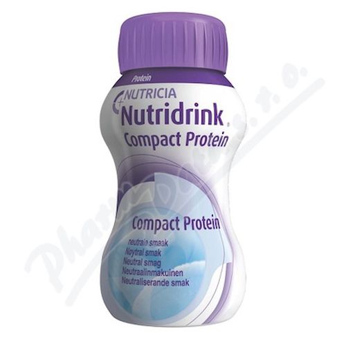 NUTRIDRINK COMPACT PROTEIN S PŘÍCHUTÍ NEUTRÁLNÍ perorální roztok 4X125ML