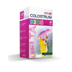 DELTA Colostrum Kids jahoda 125ml