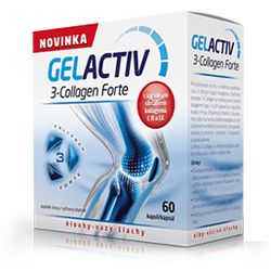 GelActiv 3-Collagen Forte cps.60+60 Zdarma