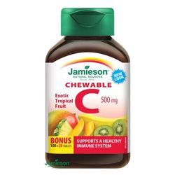 JAMIESON Vitamin C 500mg tr.ovoce cucací tbl. 120