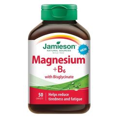 JAMIESON Hořčík+vitamín B6 s bisglycinátem tbl.50