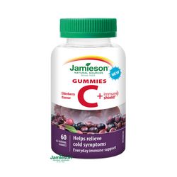 JAMIESON Vitamin C+Immune Shield Gummies pas.60