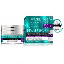 EVELINE HYALURON CLINIC 50+ Denní/noční krém 50ml