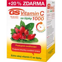 GS Vitamin C1000 se šípky tbl.100+20