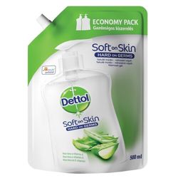 DETTOL Tekuté mýdlo Náhradní náplň Jemná aloe 500 ml