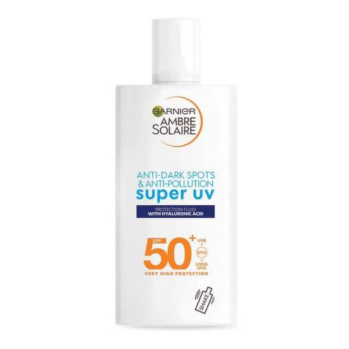 GARNIER Ambre Solaire Super UV pleťové fluidum proti pigmentovým skvrnám SPF50+ 50ml