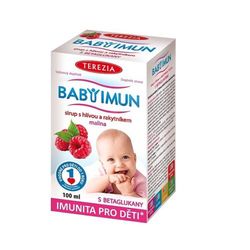 BABY IMUN sirup s hlívou a rakytníkem MALINA 100ml