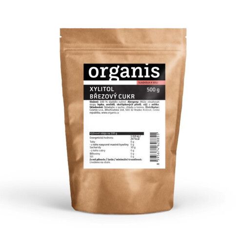 Organis Xylitol březový cukr 500g