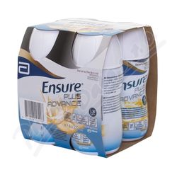 ENSURE PLUS ADVANCE BANÁNOVÁ PŘÍCHUŤ perorální roztok 4X220ML