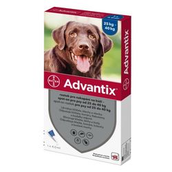 Advantix pro psy nad 25kg-40kg spot-on a.u.v.1x4ml