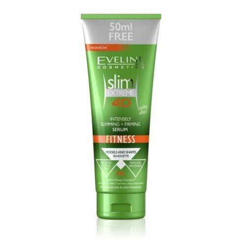 EVELINE SLIM 4D Fitness Intenzivně zeštíhlující a zpevňující sérum 250ml