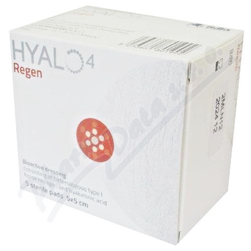 HYALO4 REGEN 5 STERILNÍCH POLŠTÁŘKŮ 5X5 CM