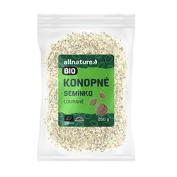 Allnature Konopné semínko loupané RAW BIO 250g