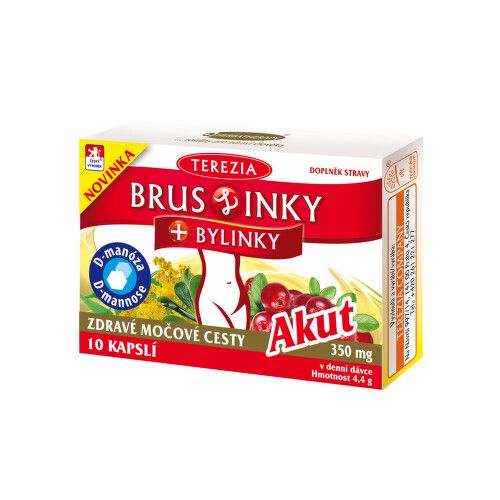 TEREZIA BrusLinky + bylinky AKUT 10 kapslí