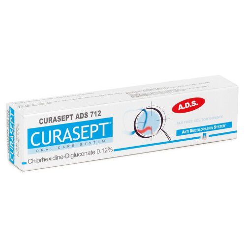 CURASEPT ADS 712 gelová zubní pasta 0.12%CHX 75ml