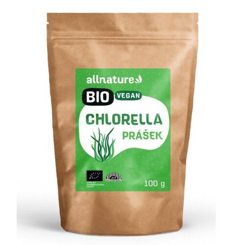 Allnature Chlorella prášek BIO 100g