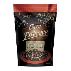 POEX Choco Exclusive Brusnice v hořké čoko.700g