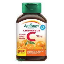 JAMIESON Vitamín C 500mg pomeranč cucací tbl.120