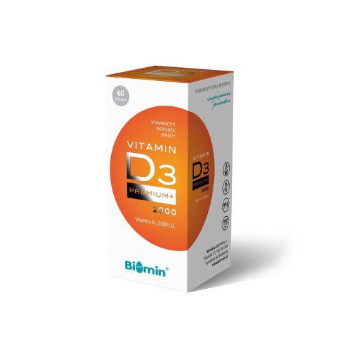 Biomin VITAMIN D3 PREMIUM+ 2000 I.U.tob.60