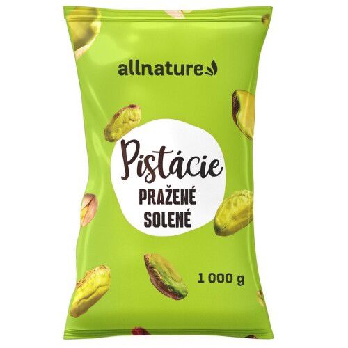 Allnature Pistácie pražené solené 1000g