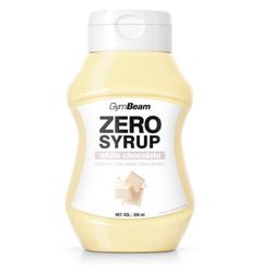 GymBeam Zero Syrup white chocolate 350ml