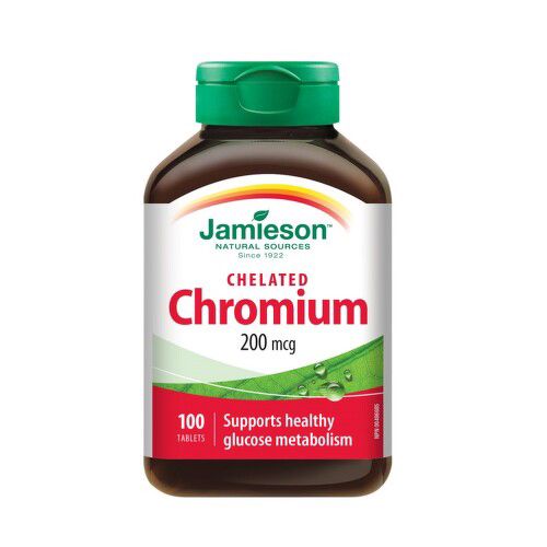 JAMIESON Chrom 200 mcg tbl. 100