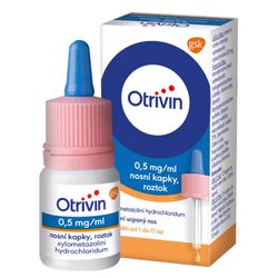 OTRIVIN 0,5MG/ML nosní podání kapky, roztok 1X10ML