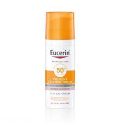 EUCERIN SUN Emulze na opalování na obličej Pigment Control SPF50+ světlá 50 ml