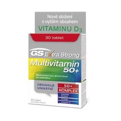 GS Extra Strong Multivitamin 50+ 30 tablet ČR/SK