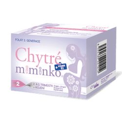 Chytré miminko metylfolát 2 s DHA 30 tablet + 30 kapslí