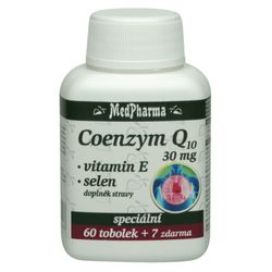 MedPharma Coenzym Q10 30mg + Vitamin E + Selen 67 tablet