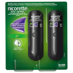 NICORETTE SPRAY 1MG/DÁV orální podání sprej, roztok 2X13,2ML