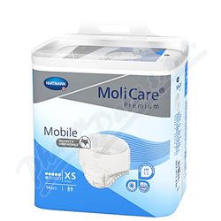 KALHOTKY NAVLÉKACÍ MOLICARE MOBILE 6 KAPEK XS BOKY 45-70CM,1361ML,14KS