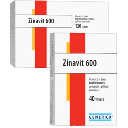 Zinavit 600 cucavé tablety 120 ks Generica