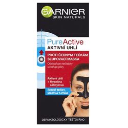 Garnier Pure Active Charcoal slupovací maska proti černým tečkám s aktivním uhlím 50 ml