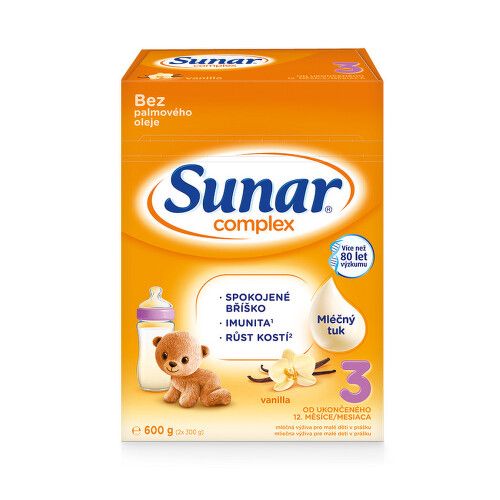 Sunar Complex 3 vanilka 600g